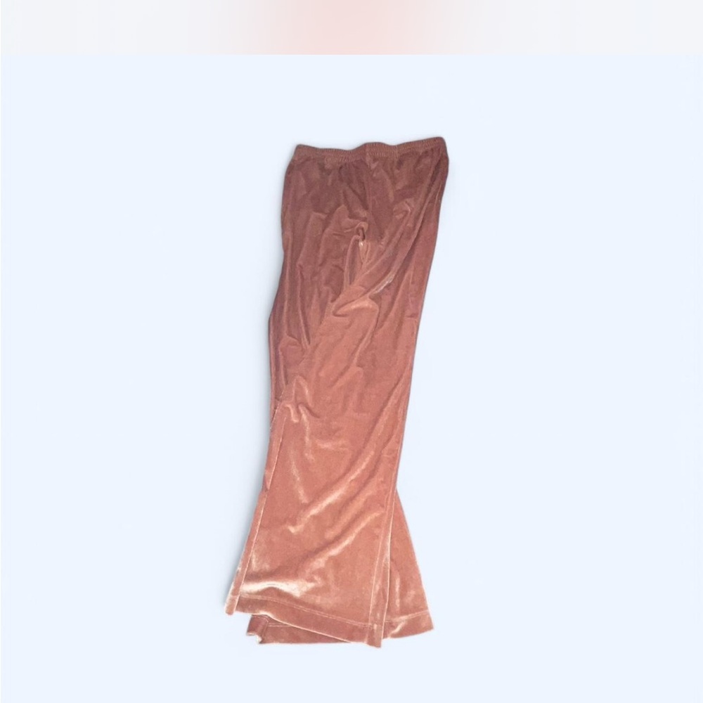 Elegant Velvet Bootcut Sweatpants PINK Victorious Secret